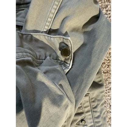 Liverpool Jeans Co Women’s Small Olive Green Denim Jacket Stretch Cotton Blend