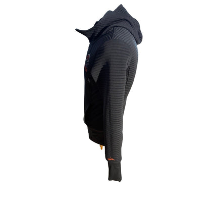 Brooks Run OKC Red Coyote Ribbed Full Zip Hoodie Black Women’s Medium