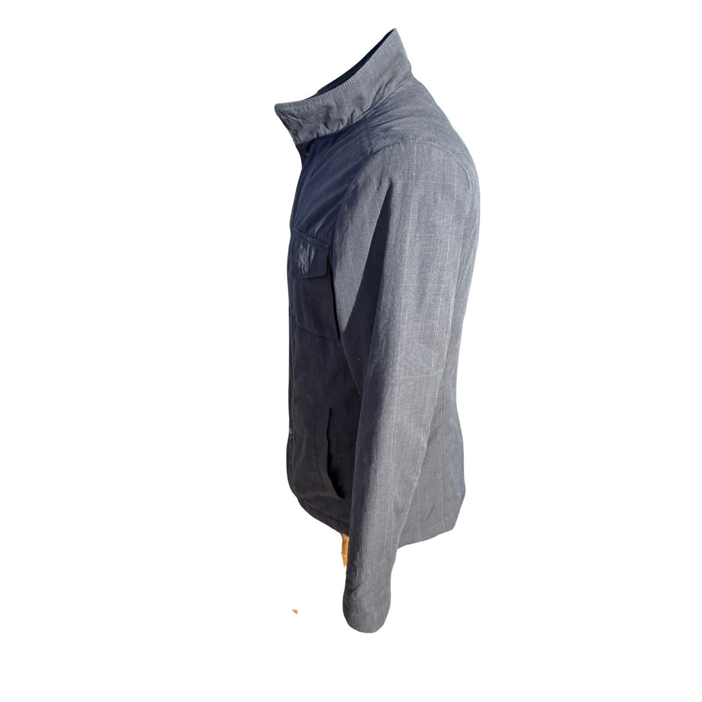 Banana Republic Men’s Gray Utility Jacket Small Cotton Lined Pockets