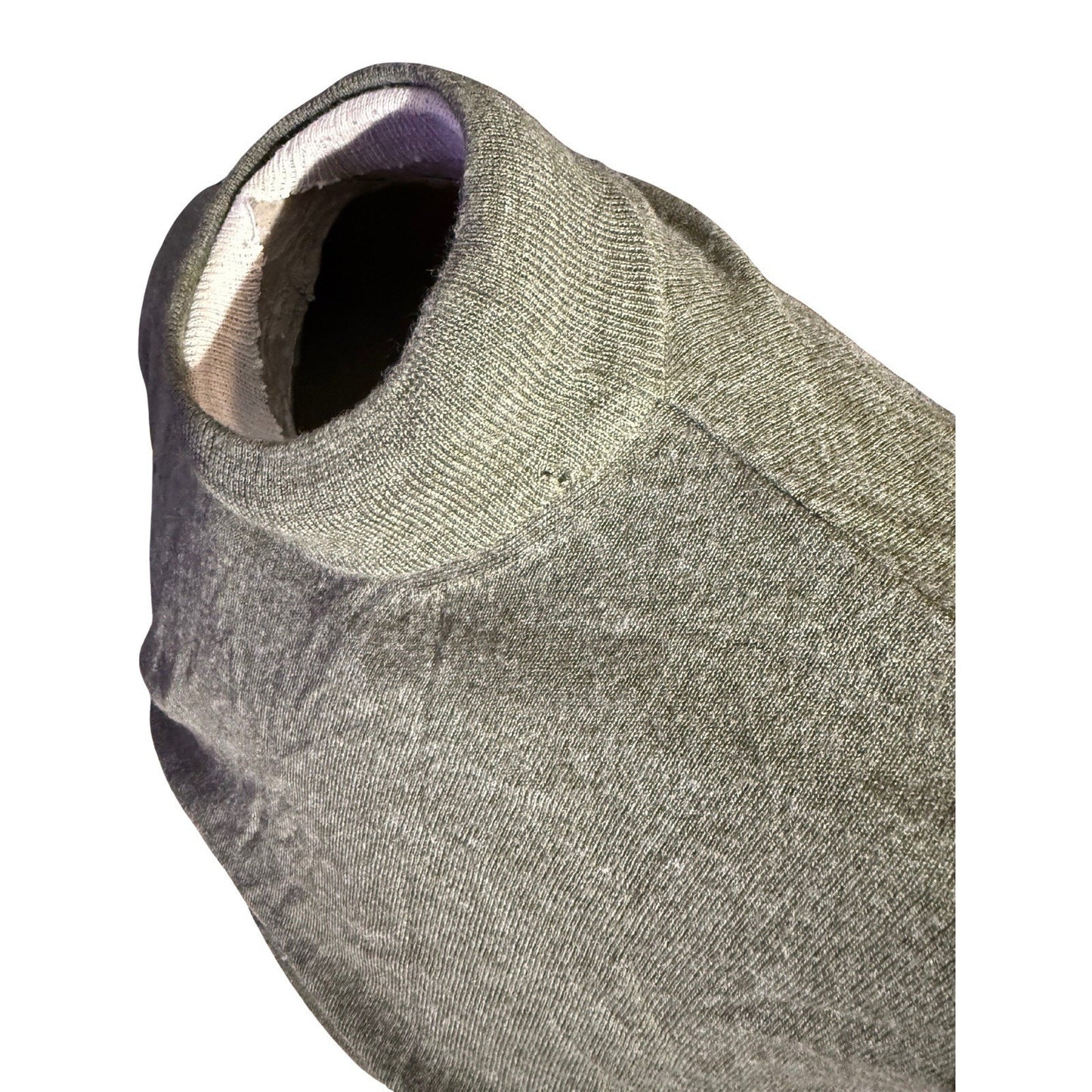 Murano Italia Men’s Medium Green Turtleneck Sweater Wool Blend Made in Italy