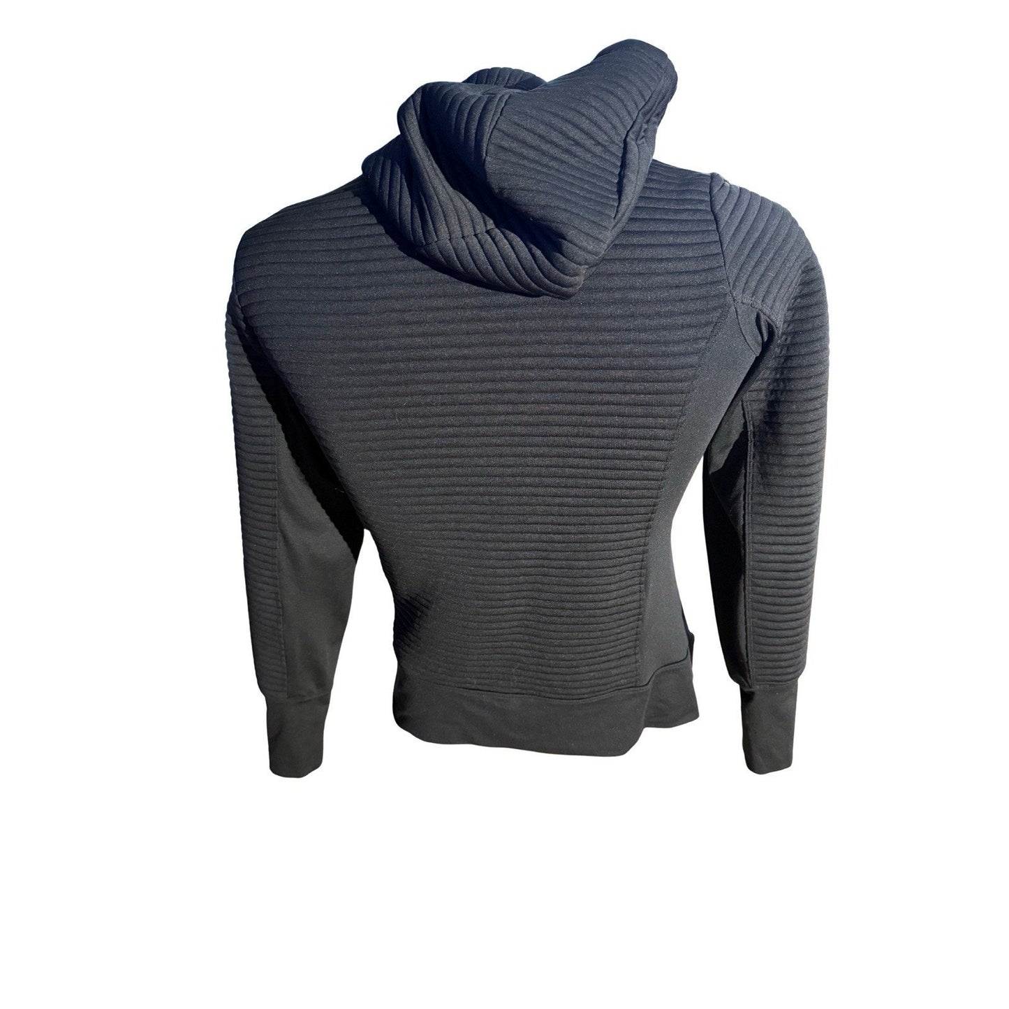 Brooks Run OKC Red Coyote Ribbed Full Zip Hoodie Black Women’s Medium