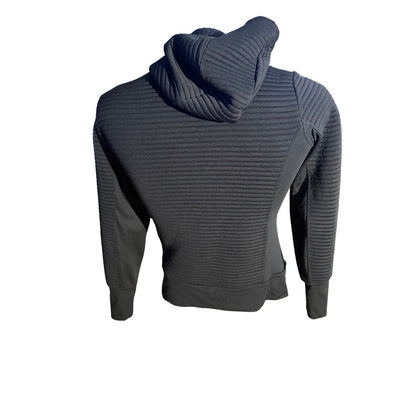 Brooks Run OKC Red Coyote Ribbed Full Zip Hoodie Black Women’s Medium