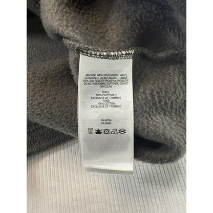 Columbia Men’s XL Fleece Jacket Brown Gray Full Zip Canvas Yoke Outdoor