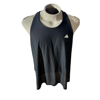 Adidas Running Tank Top Men’s 3XL Black Sleeveless Training Singlet