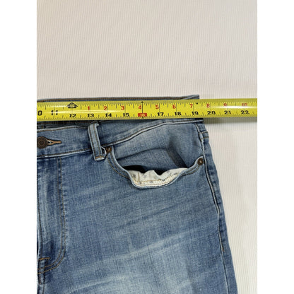 Lucky Brand 363 Straight Jeans 38x32 Light Wash Denim