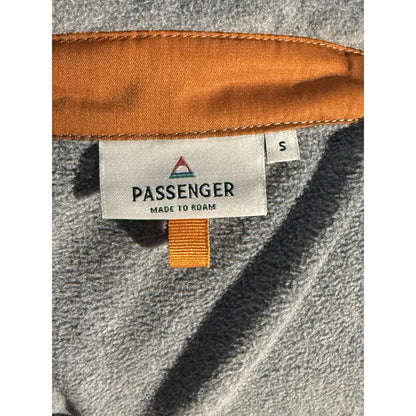 Passenger Made To Roam Fleece Shacket Gray Snap Button Overshirt Men’s Small