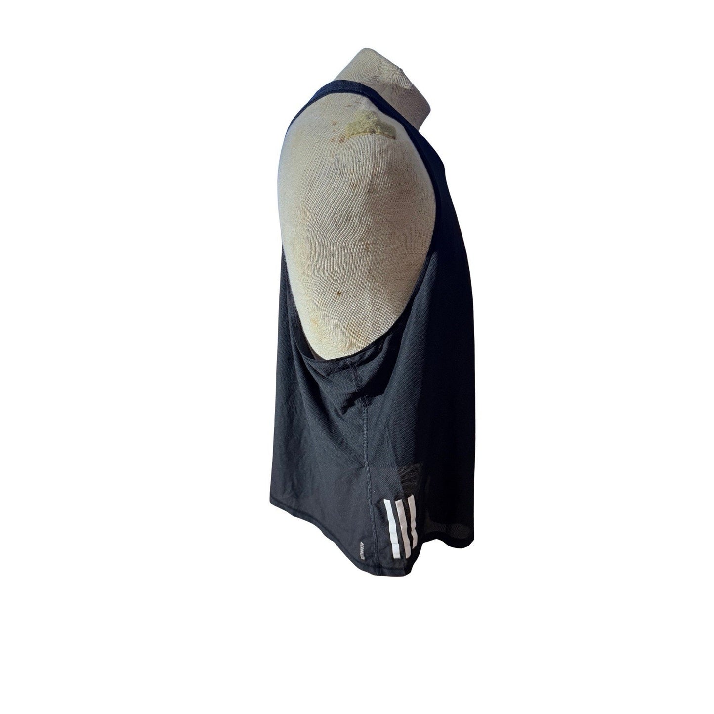 Adidas Running Tank Top Men’s 3XL Black Sleeveless Training Singlet