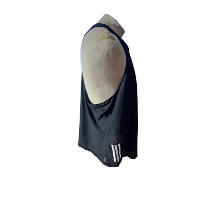 Adidas Running Tank Top Men’s 3XL Black Sleeveless Training Singlet