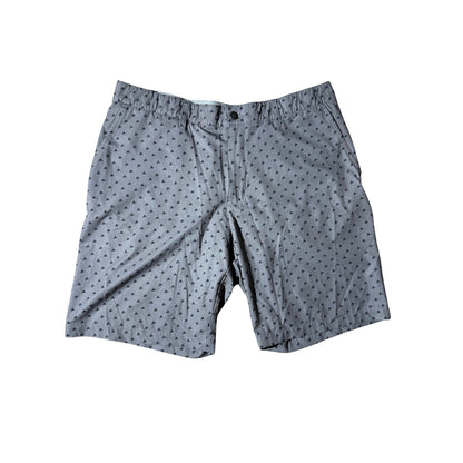 Adidas Golf Shorts 36 Gray Triangle Print Stretch Lightweight Performance Fit
