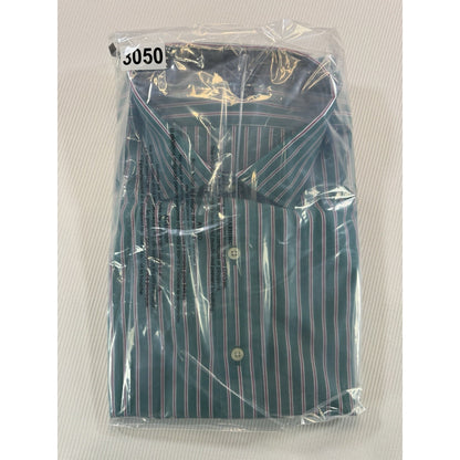 Polo Ralph Lauren Westerton XL Green Stripe Dress Shirt 100% Cotton