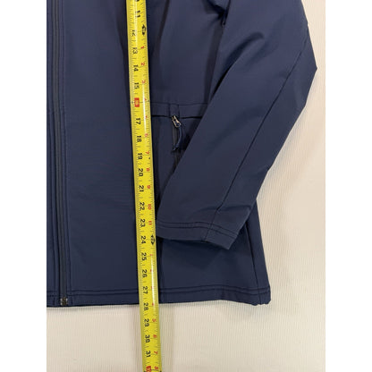 THE NORTH FACE Womens Shelbe Raschel Fleece Windwall Hoodie Jacket Shady Blue L