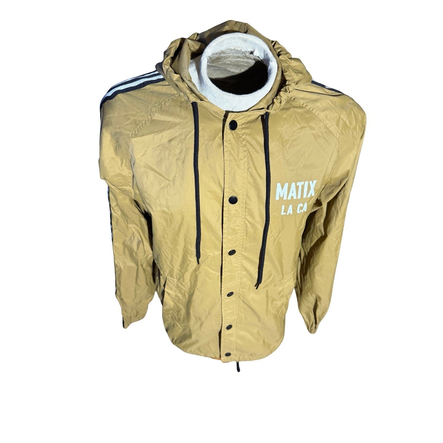 Matix Compton Surf Club Jacket Women’s Small Hooded Windbreaker LA Streetwear