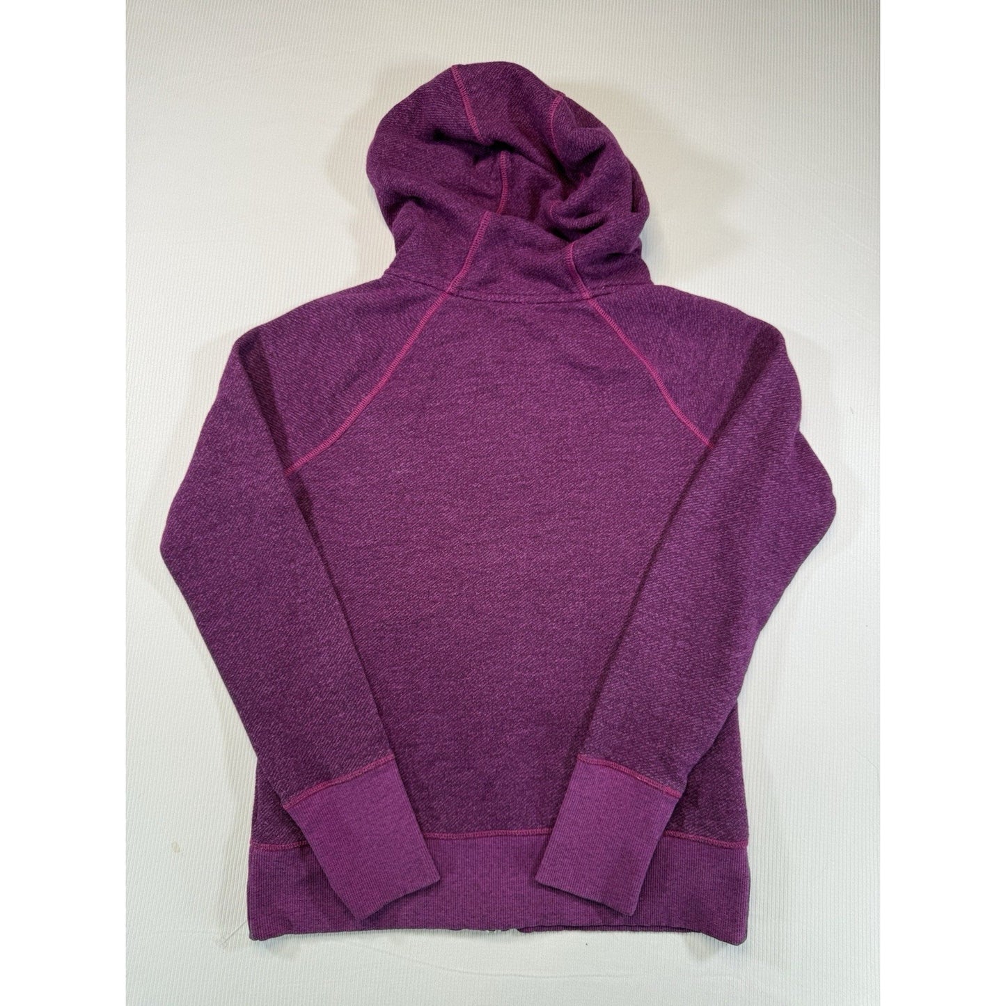 The North Face Purple Fleece Full Zip Hoodie Jacket Women's L