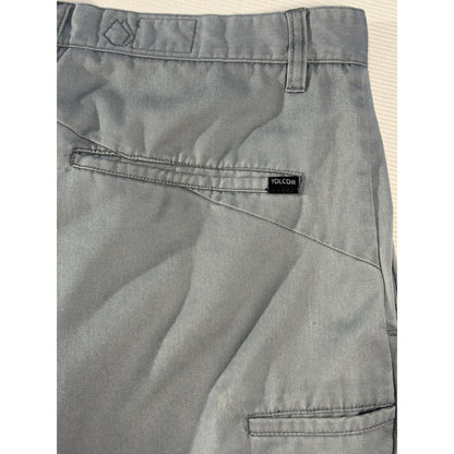 Volcom Stone 34 Gray Corps Class Collection Shorts Flat Front Casual Skate