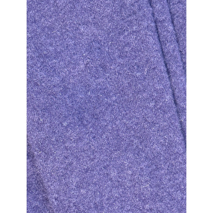 Malo Firenze 100% Cashmere Sweater Purple V-Neck Made in Italy Size 46