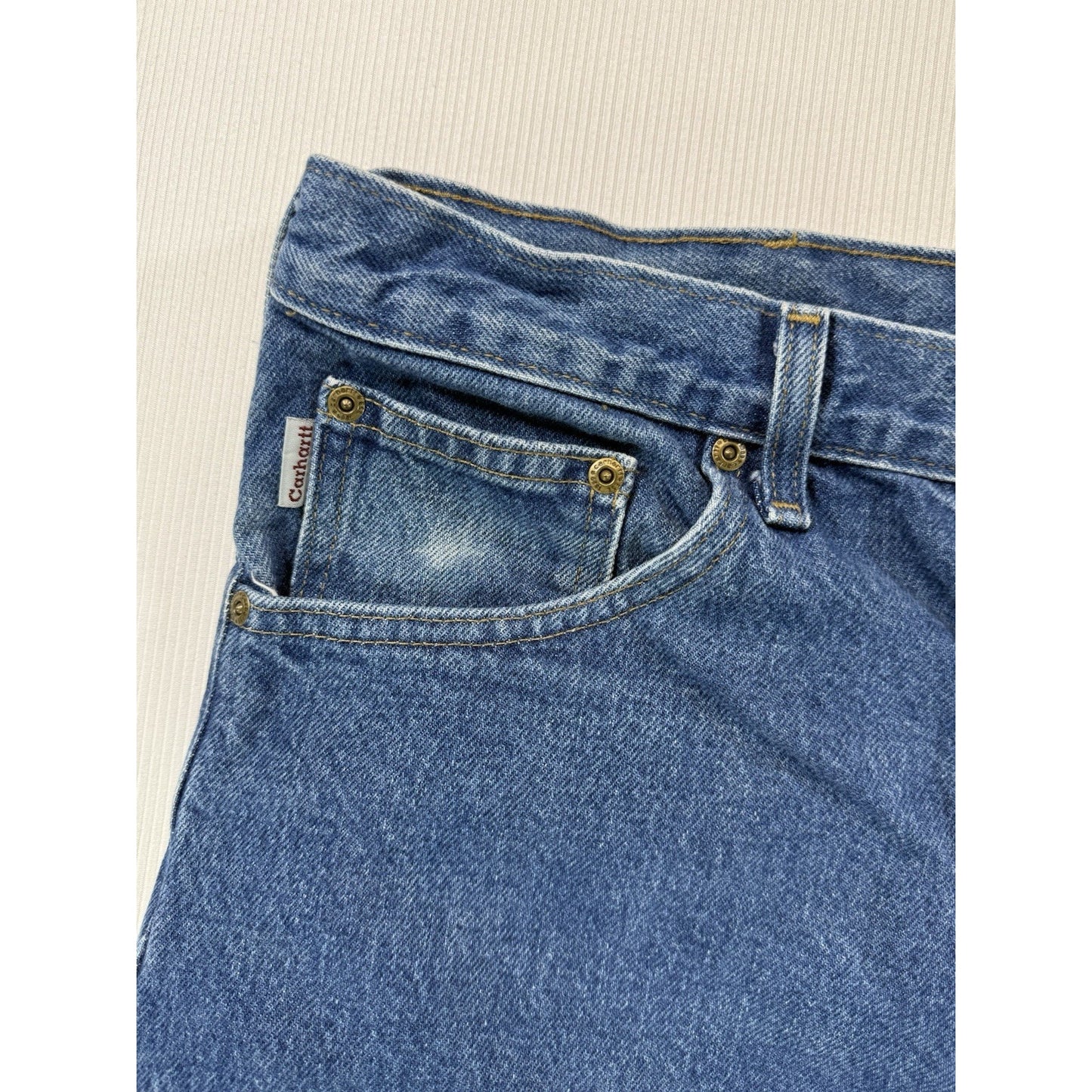 Carhartt Comfort Fit Men’s Jeans 40x32 Blue Denim Workwear Pants