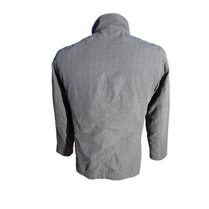 Banana Republic Men’s Gray Utility Jacket Small Cotton Lined Pockets