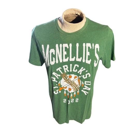 McNellie’s Pub OKC St. Patrick’s Day 2022 Green T-Shirt Men XL Bella Canvas 262