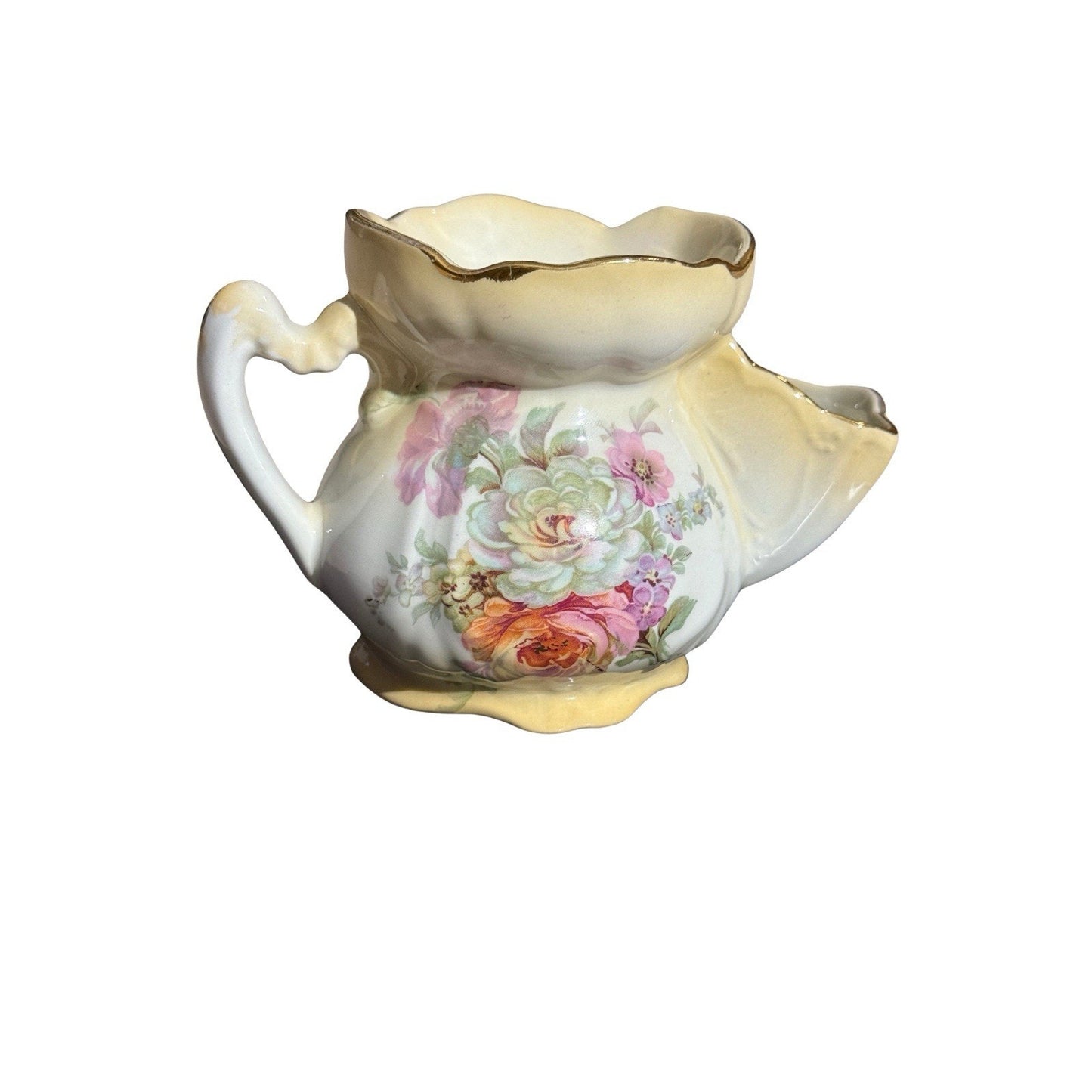 Vintage Old Foley James Kent LTD.Shaving Scuttle Mug Cup ~ Staffordshire England