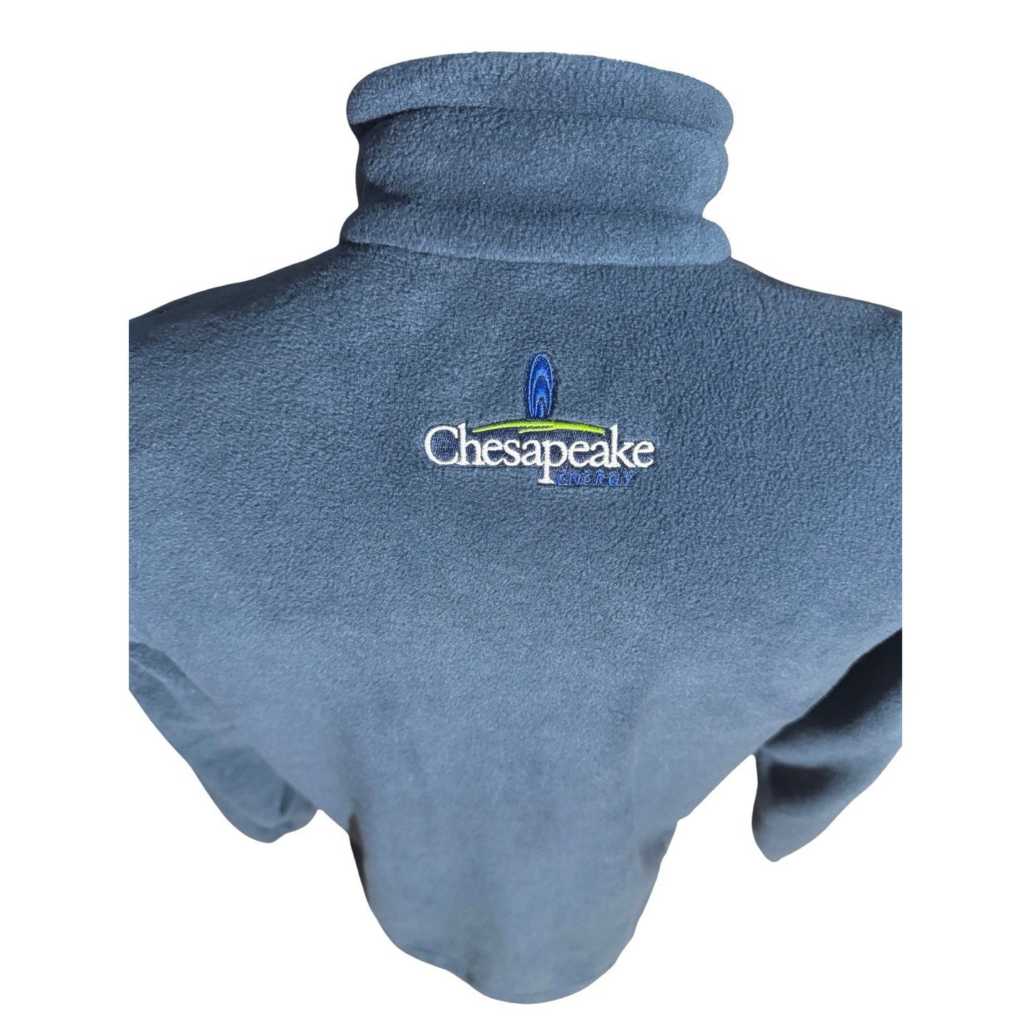 Columbia Fleece Jacket OKC Thunder Chesapeake Energy Blue Men’s Small Rare