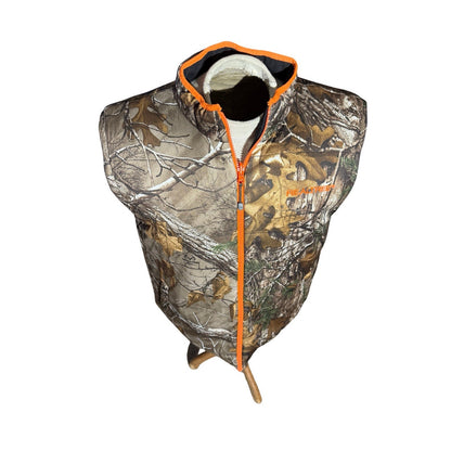 Realtree Camo Hunting Vest Men’s L Reversible Black / Xtra Pattern Outdoor Gear