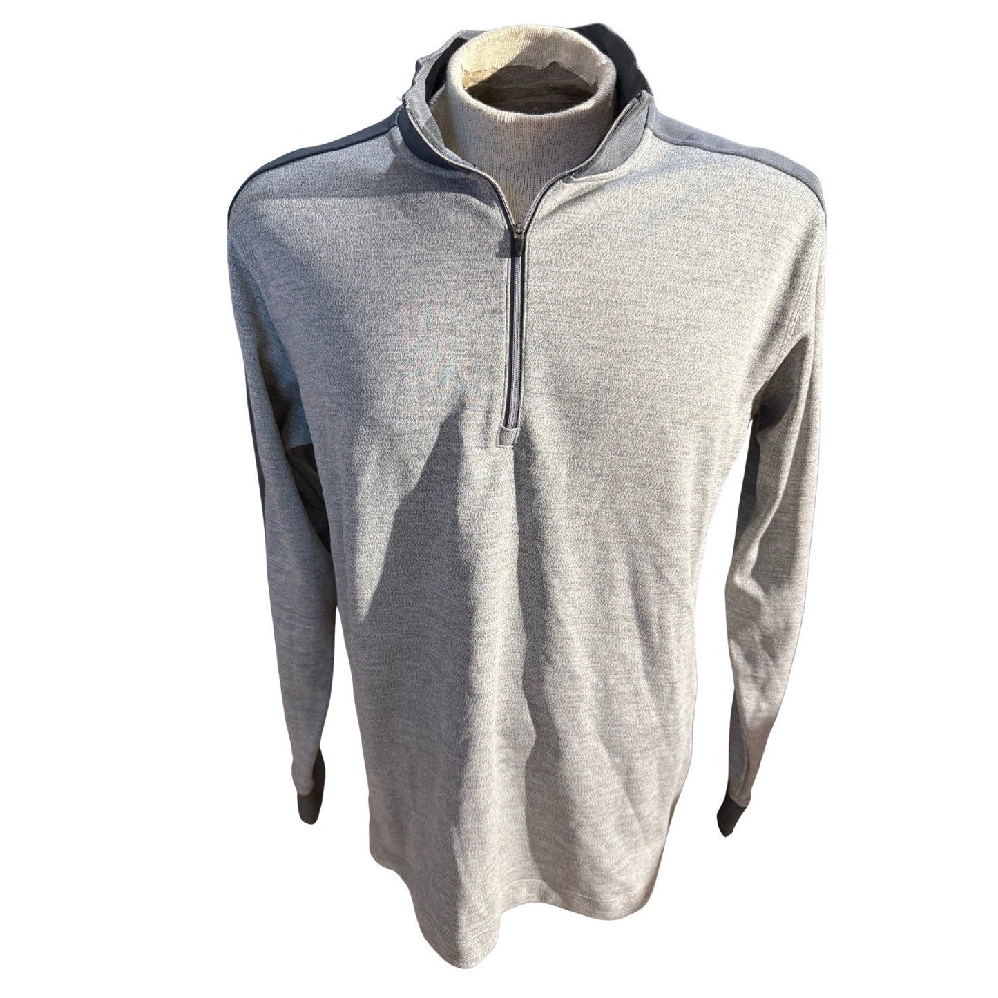 Nike Men's Dri-Fit Quarter Zip Golf Shirt Size Medium Gray