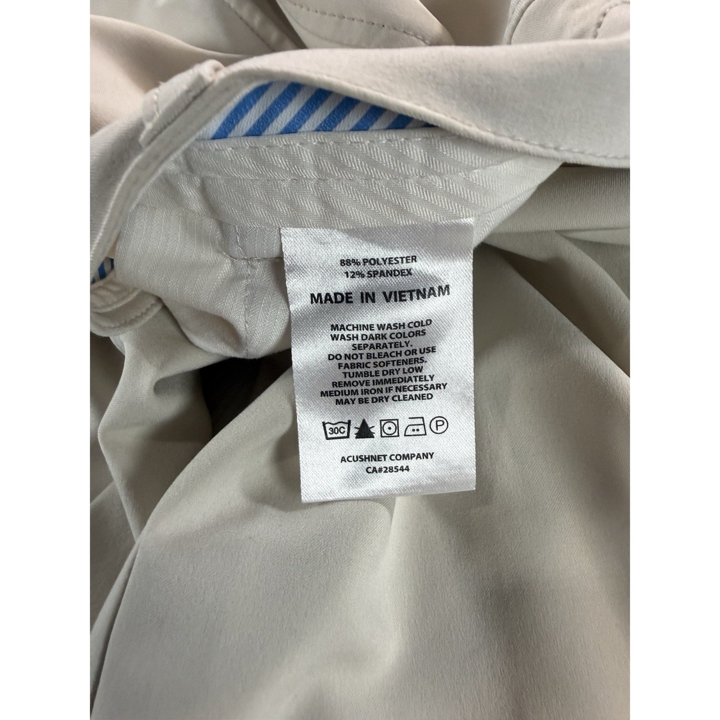 FootJoy Men’s Golf Shorts Size 34 Khaki Performance Stretch