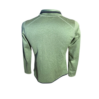 The North Face Women’s Green Full Zip Fleece Jacket Size M Logo ACE Embroidery