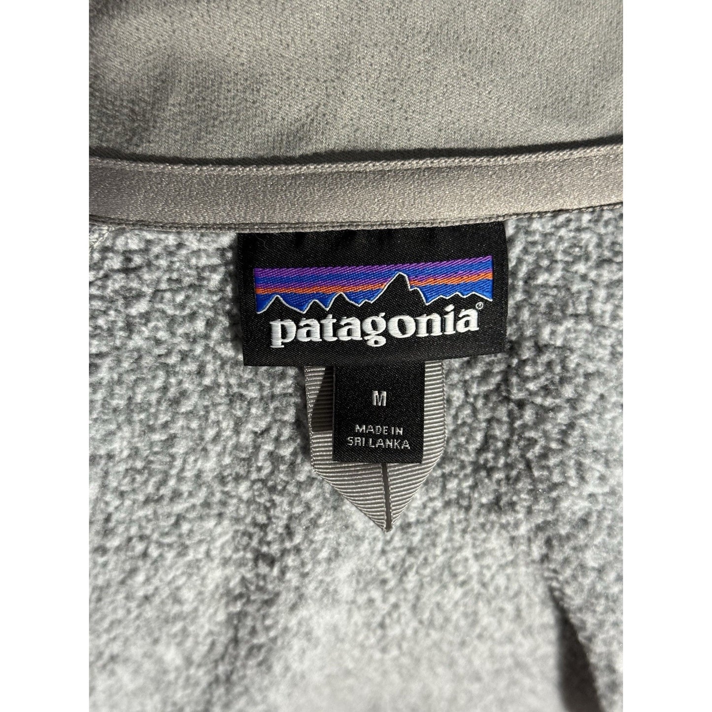 Patagonia Women’s Better Sweater Fleece Jacket Gray M Embroidered Dean McGee