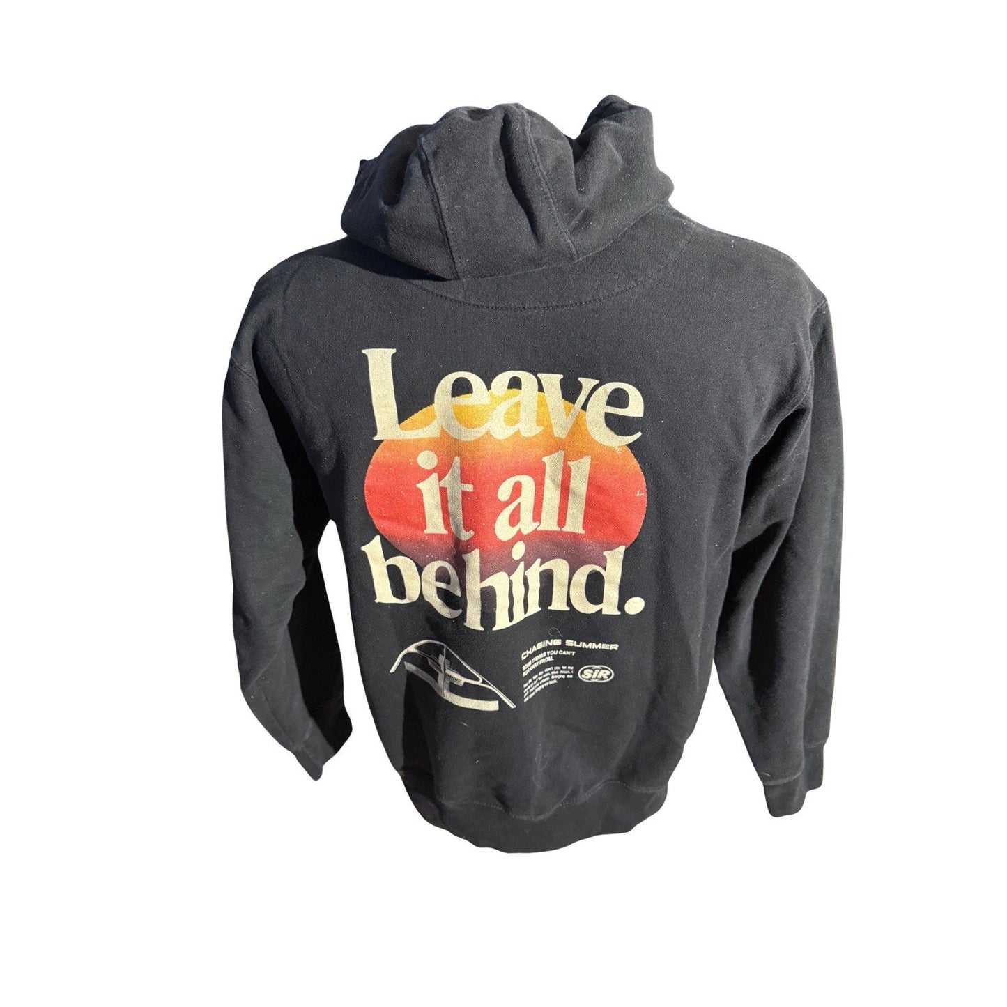 TDE SiR Chasing Summer Hoodie Leave It All Behind Black Graphic Tour Sweatshirt