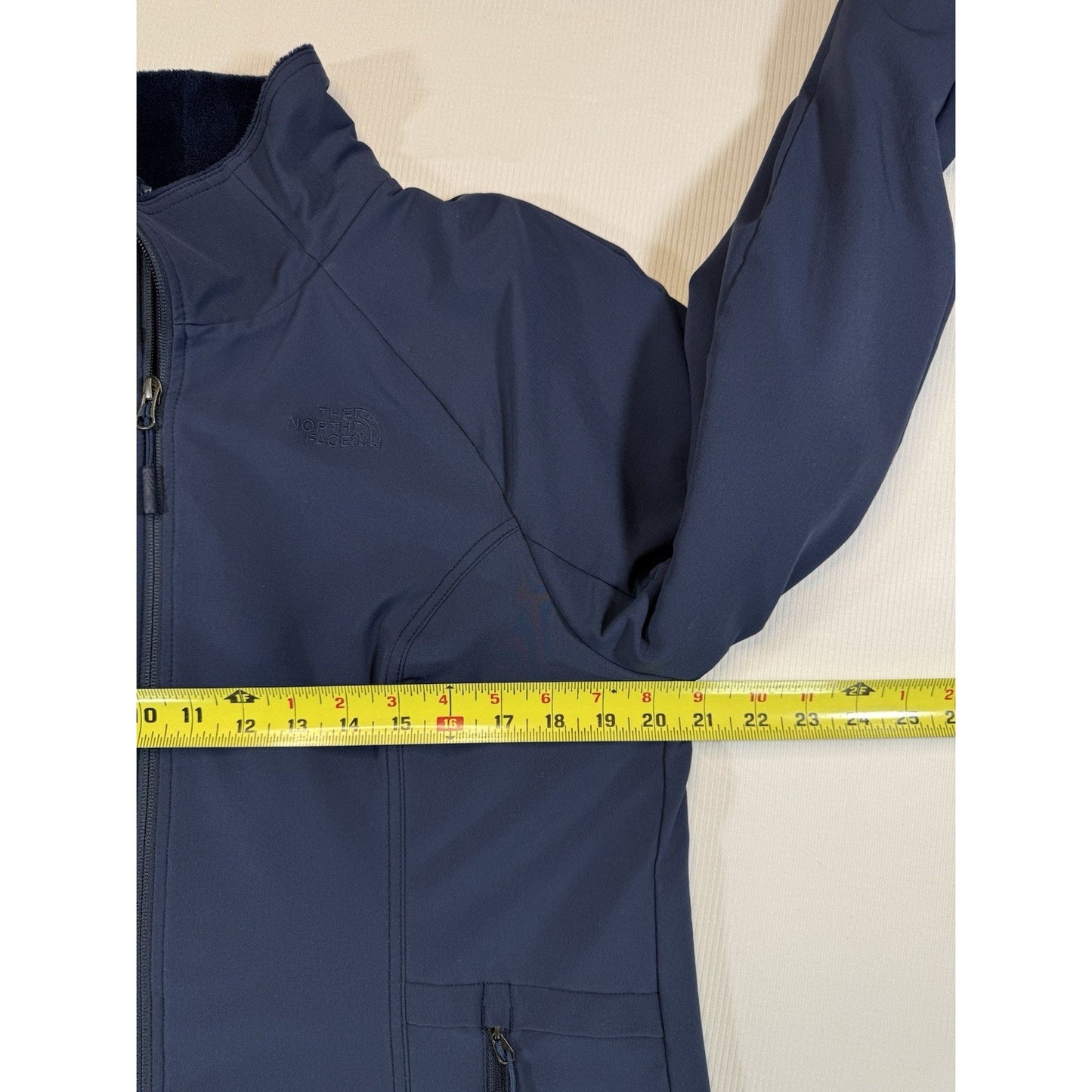 THE NORTH FACE Womens Shelbe Raschel Fleece Windwall Hoodie Jacket Shady Blue L