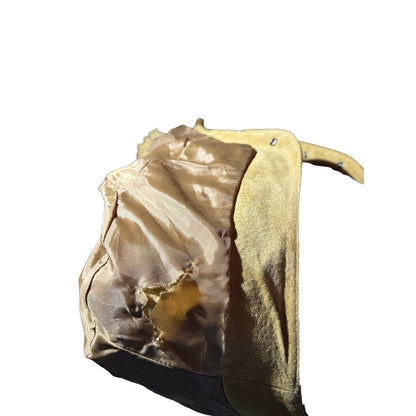 Cripple Creek Women’s Suede Fringe Jacket Western Tan Leather XL