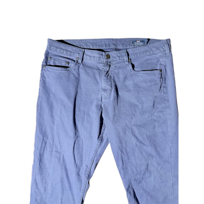 Vineyard Vines Men’s Chino Pants 36x30 Navy Blue Classic Fit Flat Front Cotton