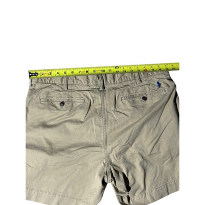 Polo Ralph Lauren Stretch Classic Fit Khaki Chino Shorts Men's Size 38