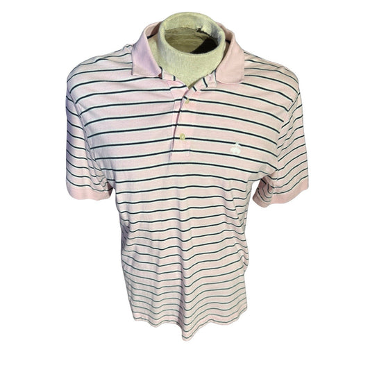 BROOKS BROTHERS 346 Polo Men's Size Medium Pink 100% Cotton
