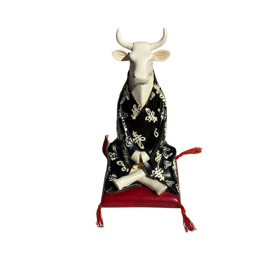 CowParade Meditating Cow Figurine #7720 2005 Westland Giftware Excellent