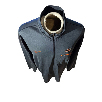 Nike Dri-Fit OSU Cowboys 1/4 Zip Pullover Men’s 3XL Gray Long Sleeve