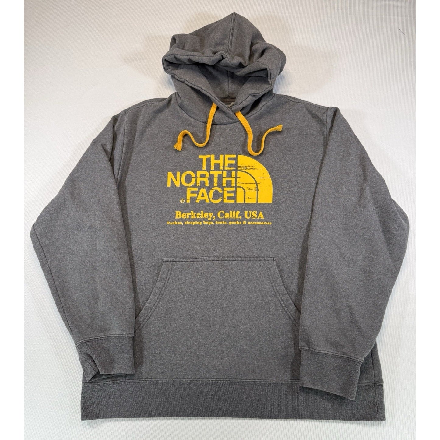 The North Face Hoodie XL Gray Berkeley Calif USA Logo Sweatshirt