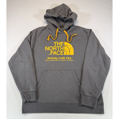 The North Face Hoodie XL Gray Berkeley Calif USA Logo Sweatshirt
