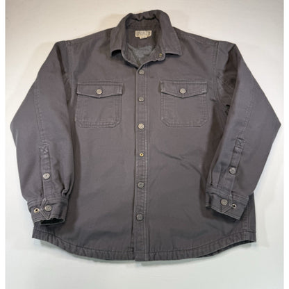 Duluth Trading Co Heavyweight Canvas Lined Work Shirt Jacket Men’s L