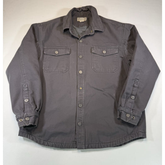 Duluth Trading Co Heavyweight Canvas Lined Work Shirt Jacket Men’s L