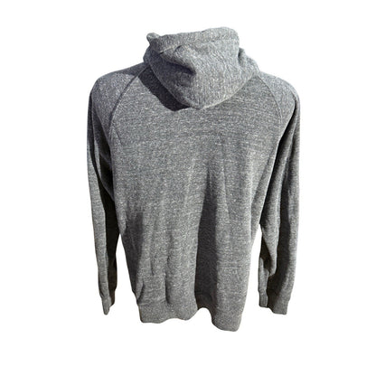 Homage Ohio Hoodie Men’s L Heather Gray Gold Script Made in USA Pullover