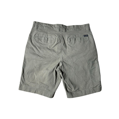 Columbia Men’s Shorts 35W Gray OMNI-SHADE Cotton Stretch Outdoor Hiking Casual