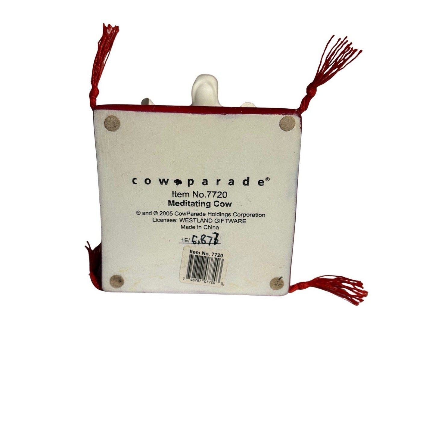 CowParade Meditating Cow Figurine #7720 2005 Westland Giftware Excellent