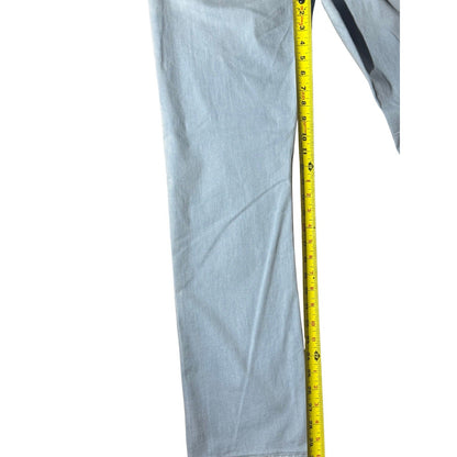 Agave Denim Rocker Jeans Cliffs Light Wash Slim Straight 34x32 USA