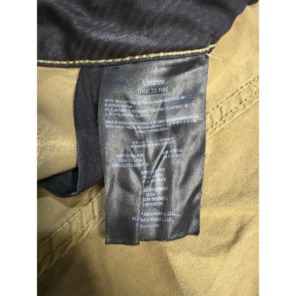 Volcom 31 Khaki Cotton Stretch Shorts Flat Front Casual Skate Surf Chino