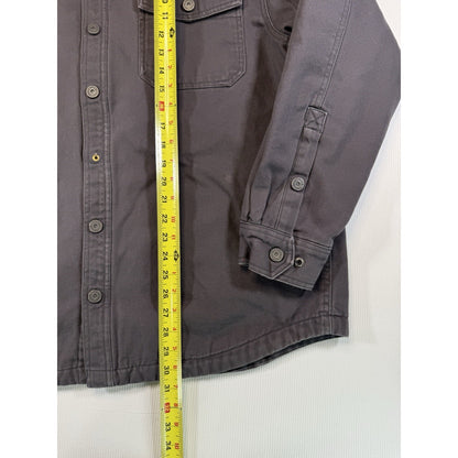 Duluth Trading Co Heavyweight Canvas Lined Work Shirt Jacket Men’s L