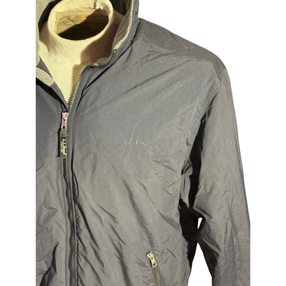 L.L. Bean Men’s XL Navy Thinsulate Jacket Fleece Lined Full Zip Insulated Coat