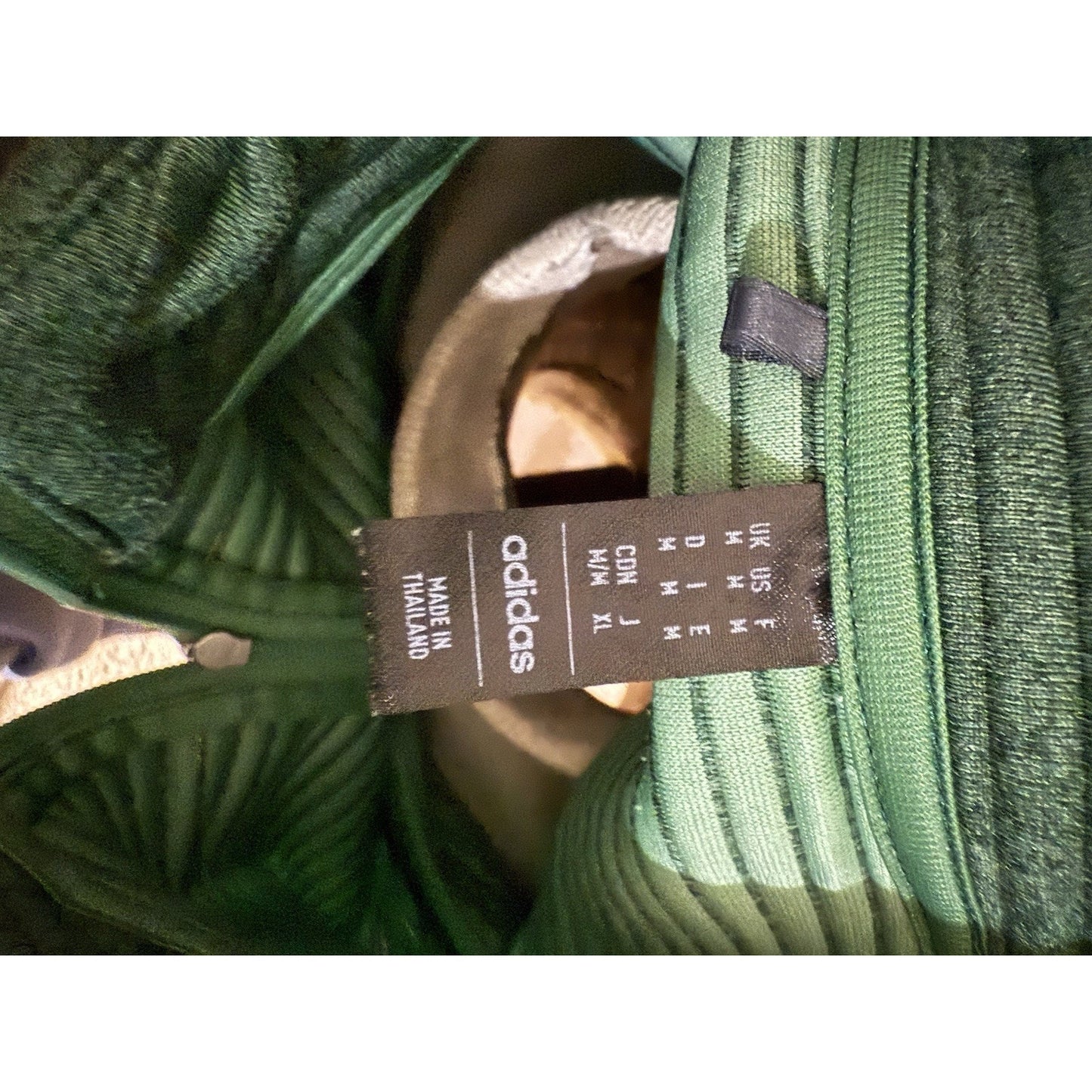 Adidas Women’s Terrex Quarter Zip Pullover Green Ribbed Fleece US M 2024