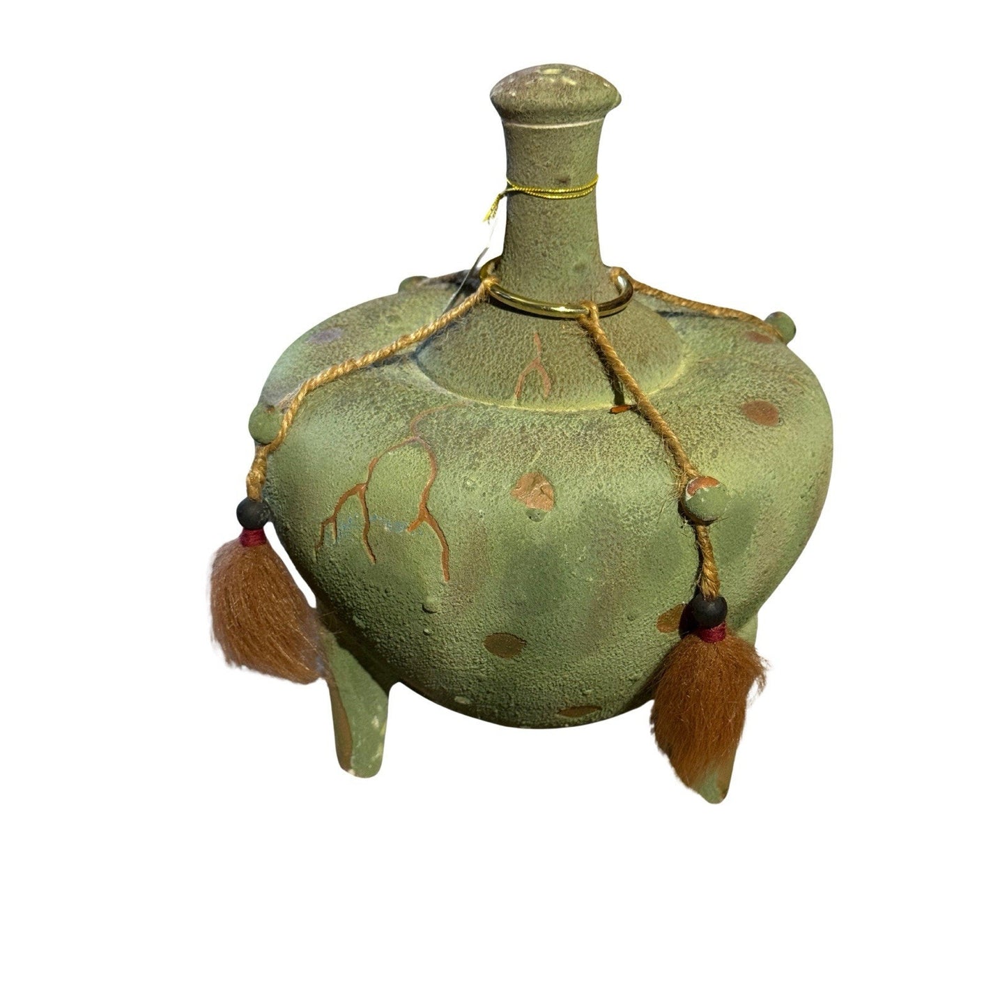 Marty Sculpture Sezer Genie of Wisdom Ceramic Lamp 2001 VT Pottery Signed RARE